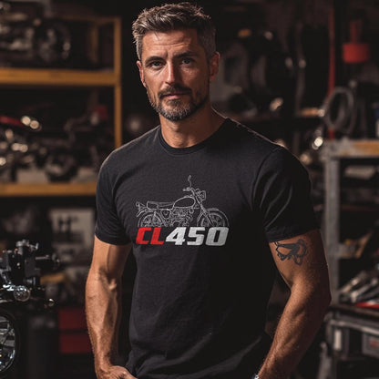 Honda CL450 Inspired T-Shirt - Motorcycle Tee Shirt