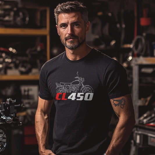 Honda CL450 Inspired T-Shirt - Motorcycle Tee Shirt