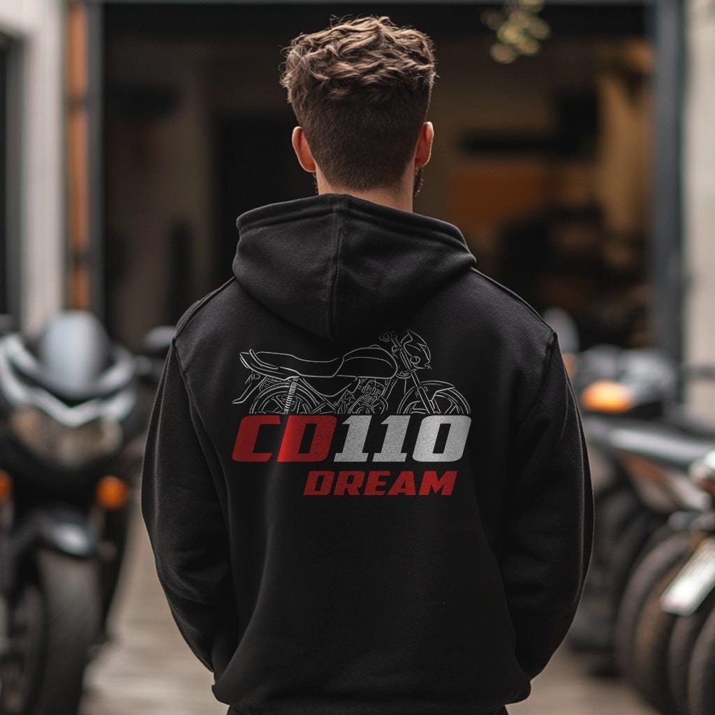 Honda CD 110 Dream Inspired Hoodie - Motorcycle Sweatshirt