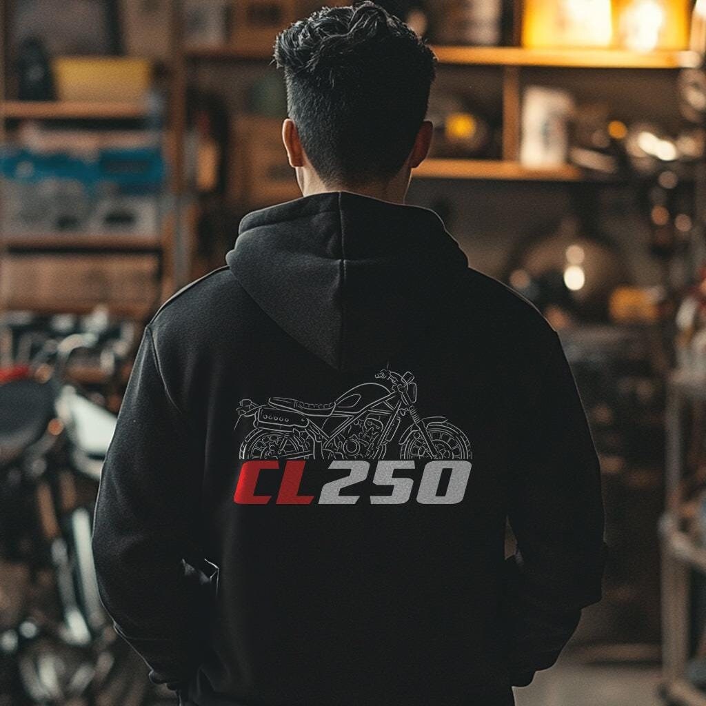 Honda CL250 Inspired Hoodie - Motorcycle Sweatshirt