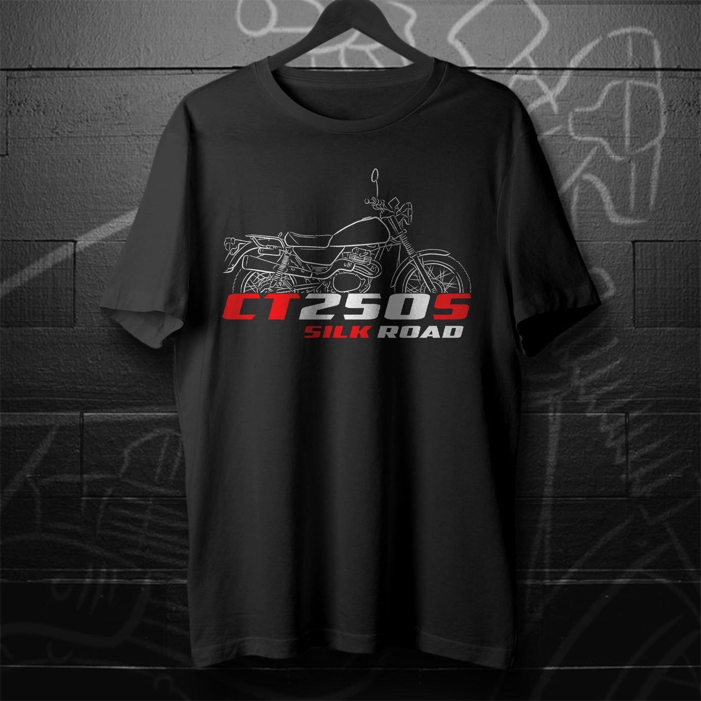 Honda CT250S Silk Road 1981 Inspired T-Shirt - Motorcycle Tee Shirt