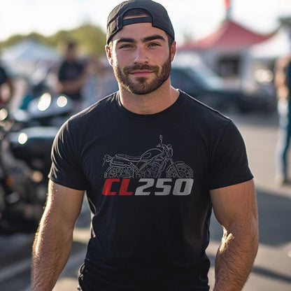 Honda CL250 Inspired T-Shirt - Motorcycle Tee Shirt