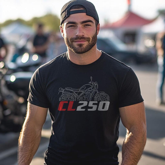 Honda CL250 Inspired T-Shirt - Motorcycle Tee Shirt