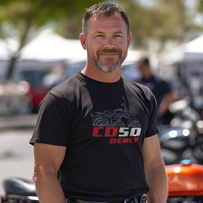Honda CD50 Benly Inspired T-Shirt - Motorcycle Tee Shirt