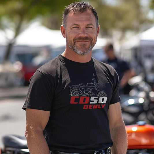 Honda CD50 Benly Inspired T-Shirt - Motorcycle Tee Shirt