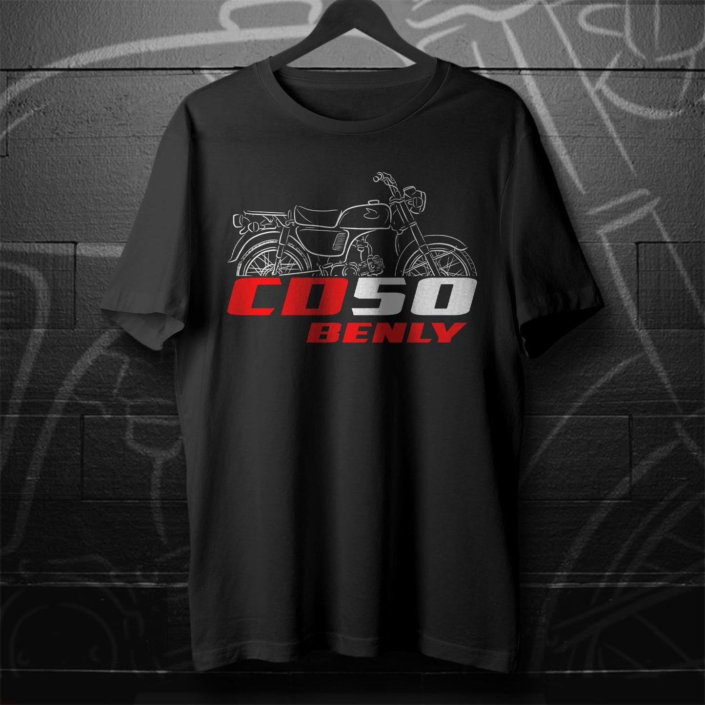 Honda CD50 Benly Inspired T-Shirt - Motorcycle Tee Shirt