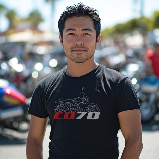 Honda CD70 Inspired T-Shirt - Motorcycle Tee Shirt