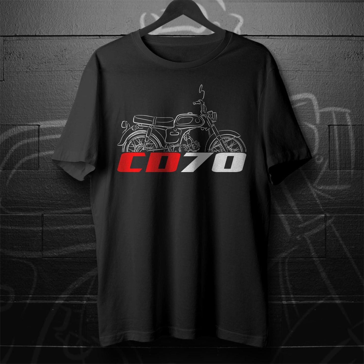 Honda CD70 Inspired T-Shirt - Motorcycle Tee Shirt