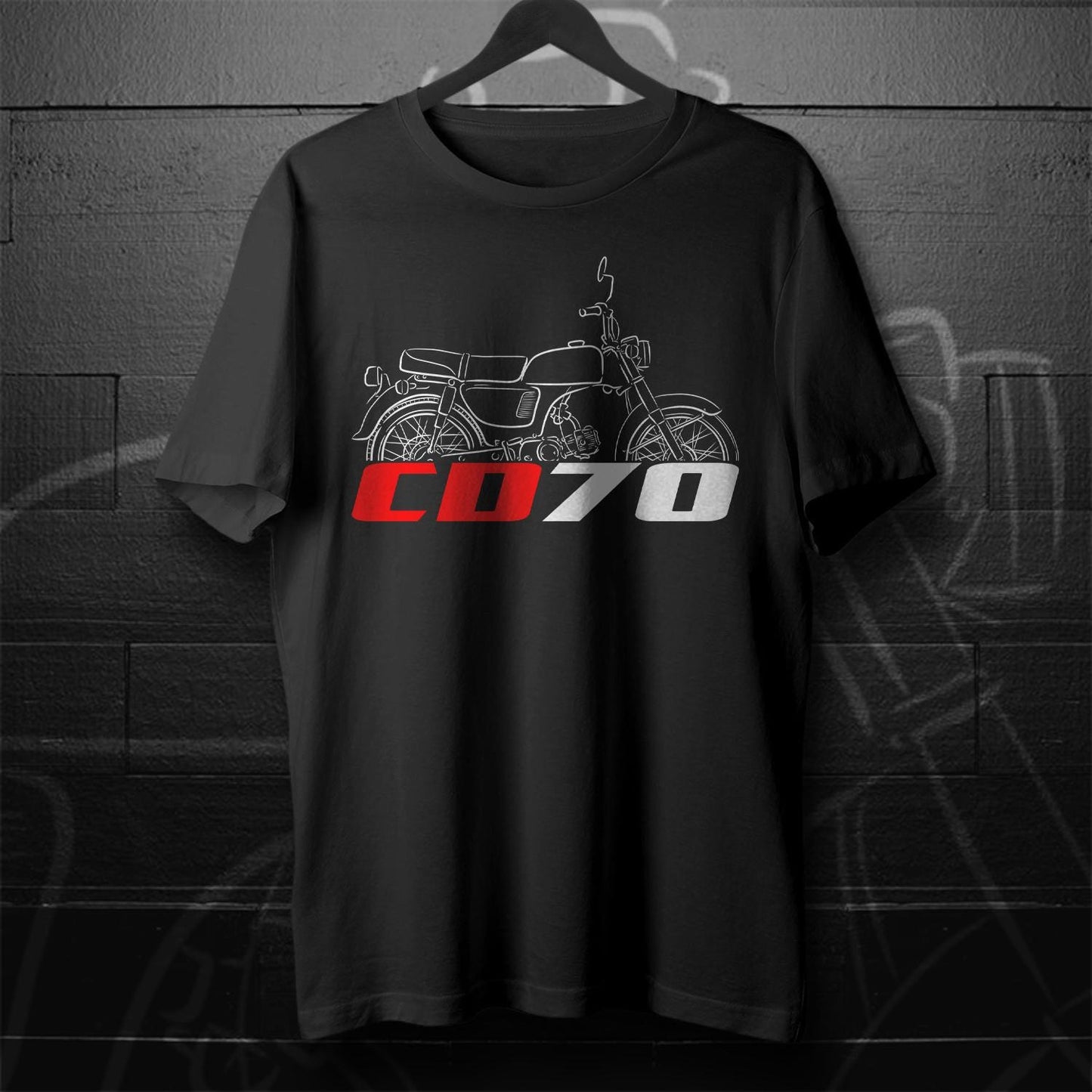Honda CD70 Inspired T-Shirt - Motorcycle Tee Shirt