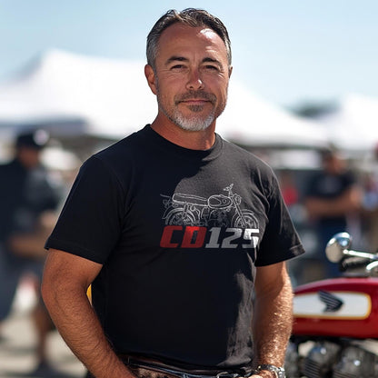 Honda CD125 S | T | TC & Benly Inspired T-Shirt - Motorcycle Tee Shirt