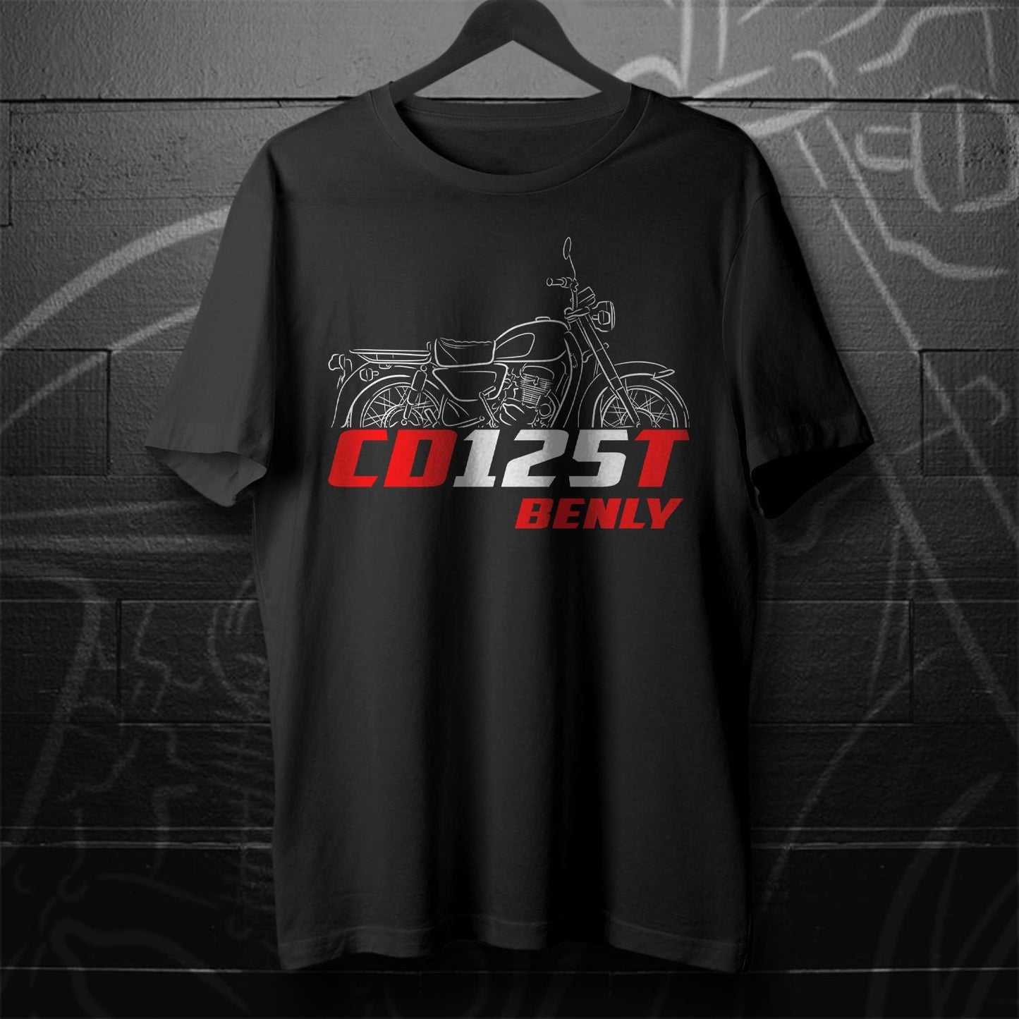 Honda CD125 S | T | TC & Benly Inspired T-Shirt - Motorcycle Tee Shirt