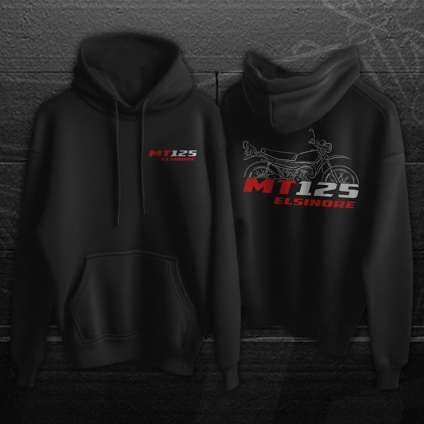 Honda MT125 Elsinore Inspired Hoodie - Motorcycle Sweatshirt