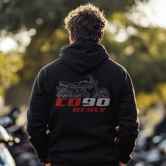 Honda CD90 Benly Inspired Hoodie - Motorcycle Sweatshirt