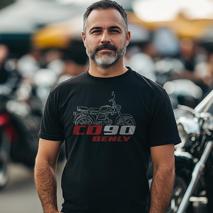 Honda CD90 Benly Inspired T-Shirt - Motorcycle Tee Shirt