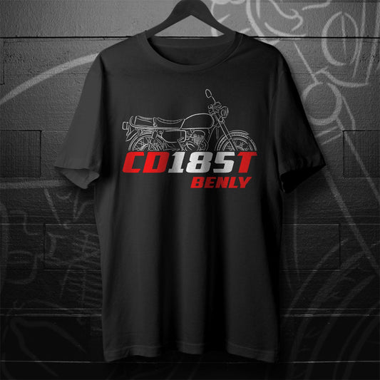 Honda CD185T Benly 1979 Inspired T-Shirt - Motorcycle Tee Shirt