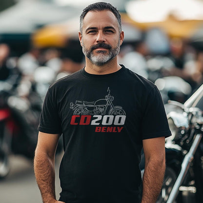 Honda CD200 Benly Roadmaster Inspired T-Shirt - Motorcycle Tee Shirt