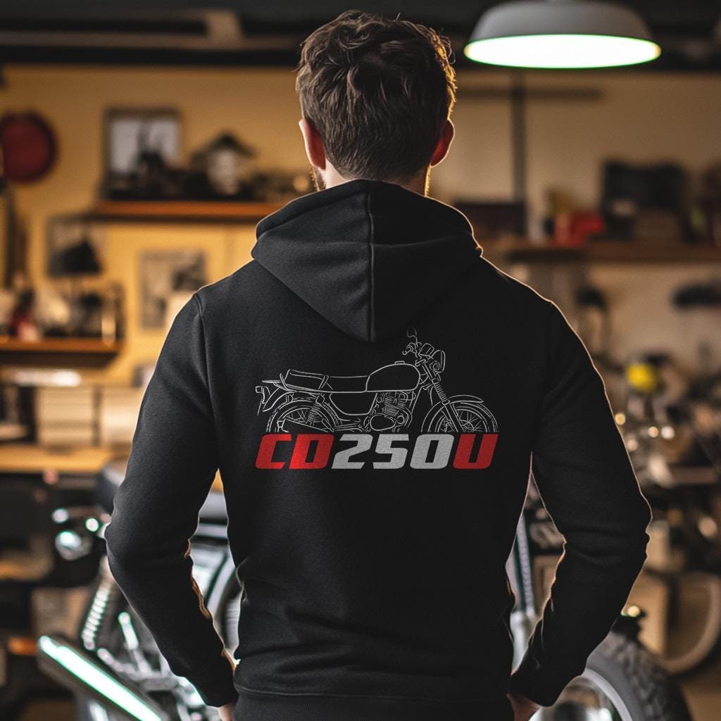 Honda CD250U Inspired Hoodie - Motorcycle Sweatshirt