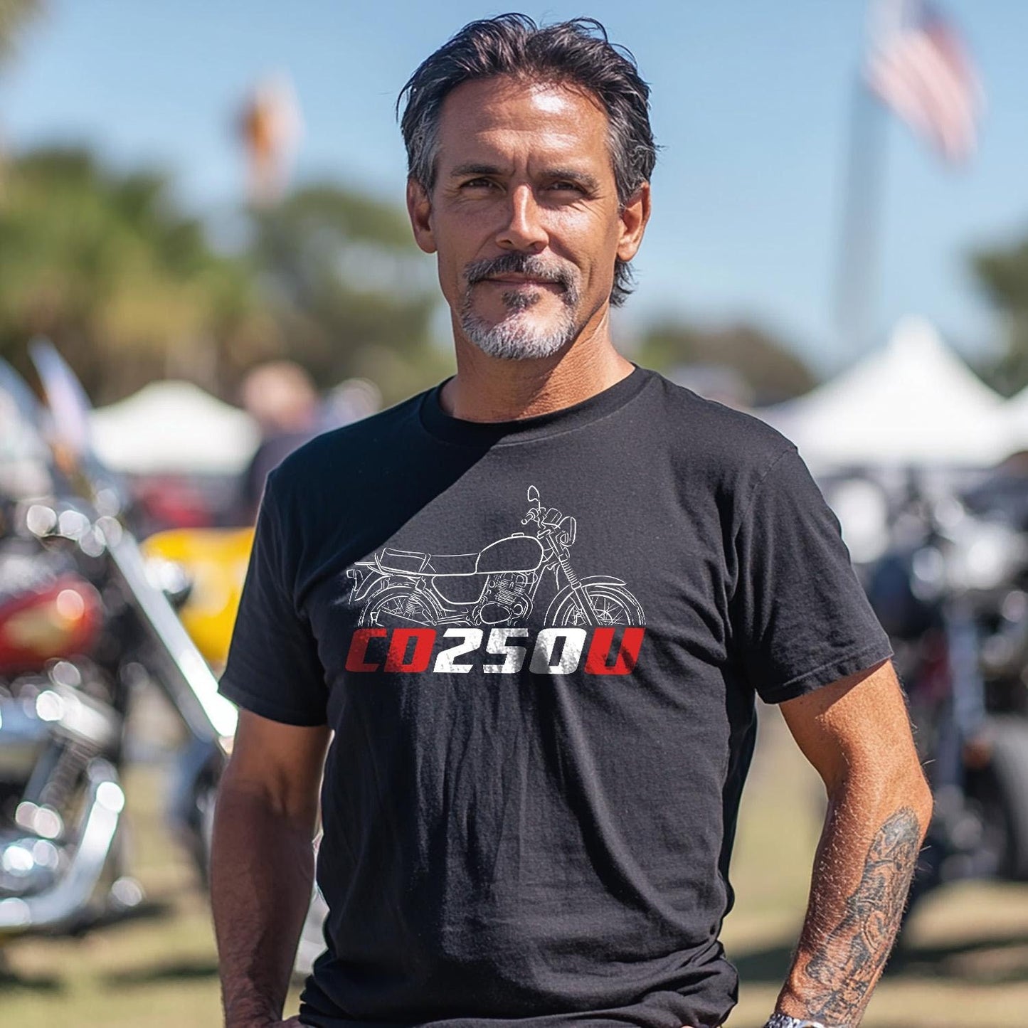 Honda CD250U Inspired T-Shirt - Motorcycle Tee Shirt