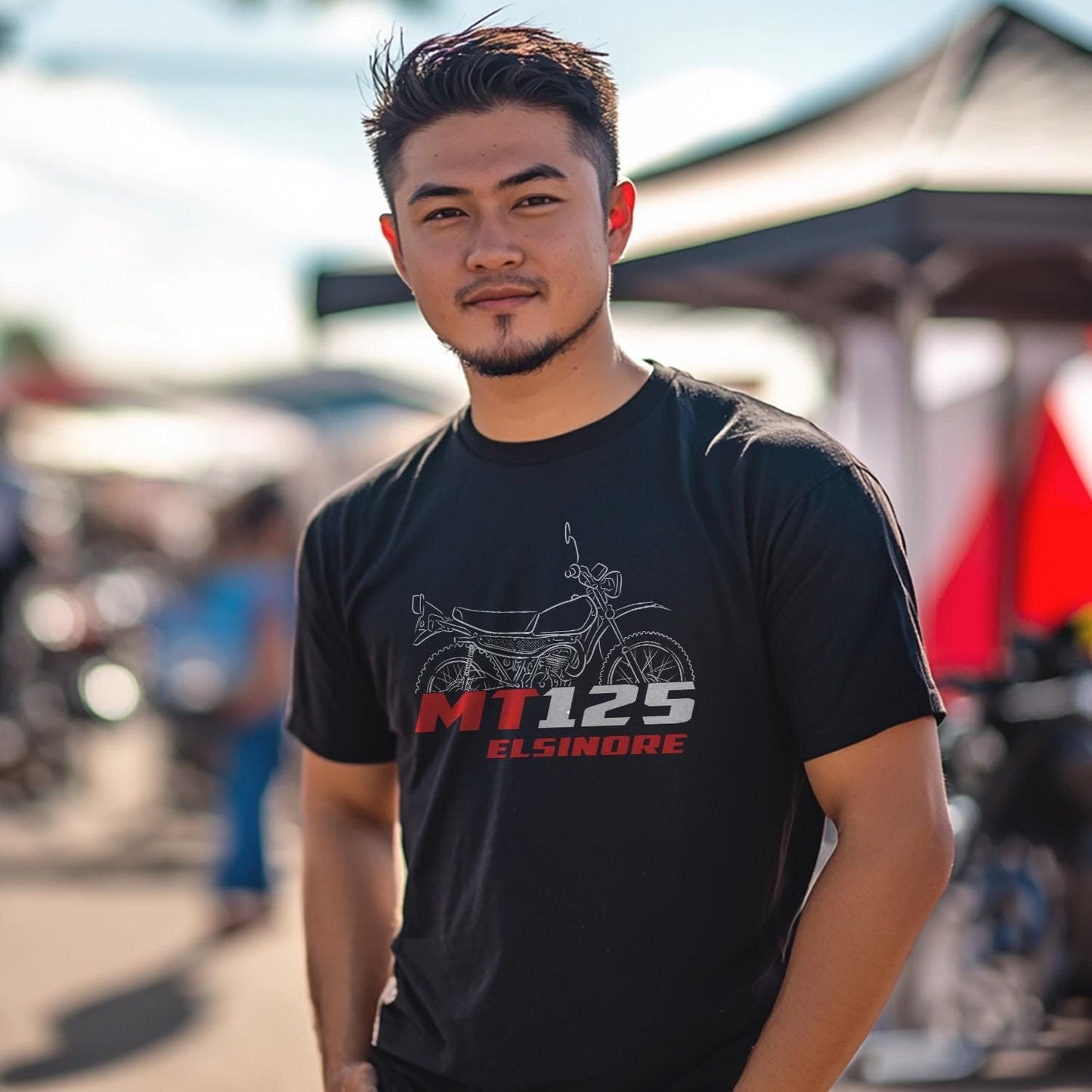 Honda MT125 Elsinore Inspired T-Shirt - Motorcycle Tee Shirt
