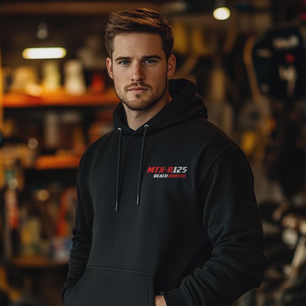 Honda MTX-R 125 Beach Hunter Inspired Hoodie - Motorcycle Sweatshirt