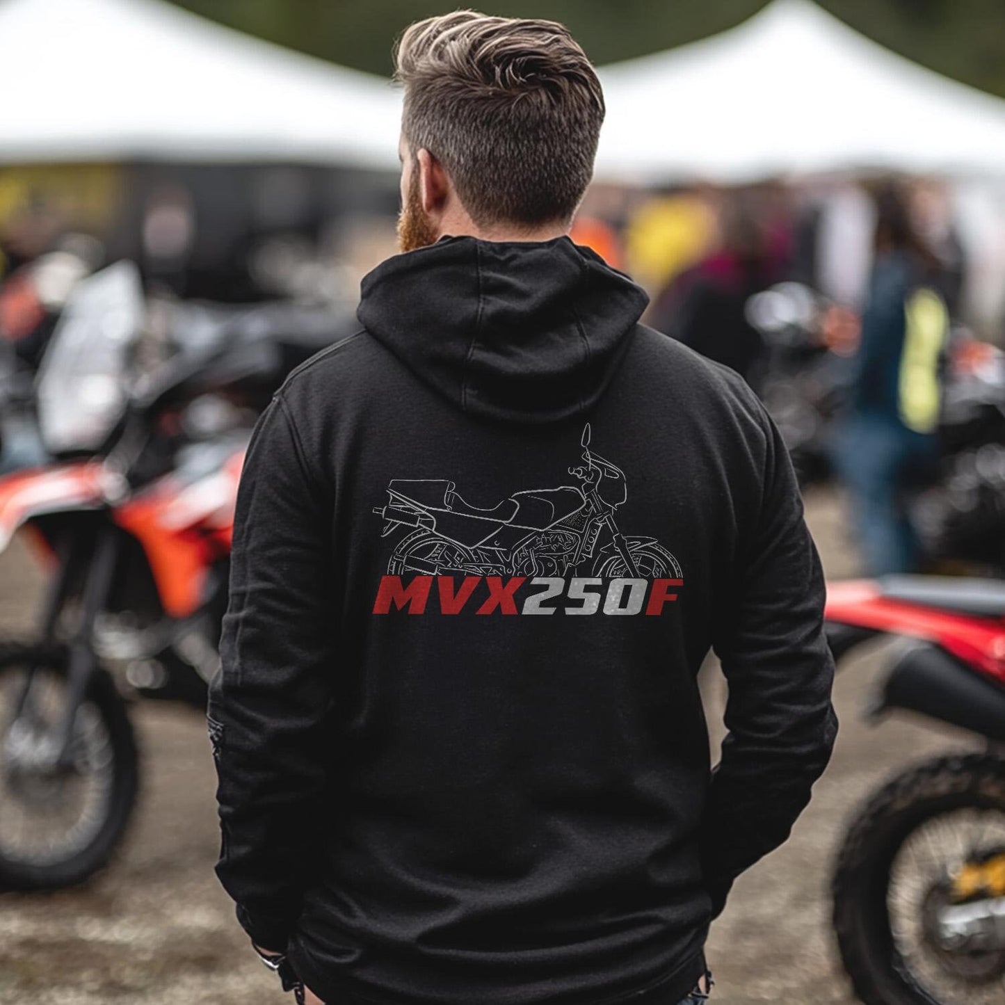 Honda MVX250F Inspired Hoodie - Motorcycle Sweatshirt