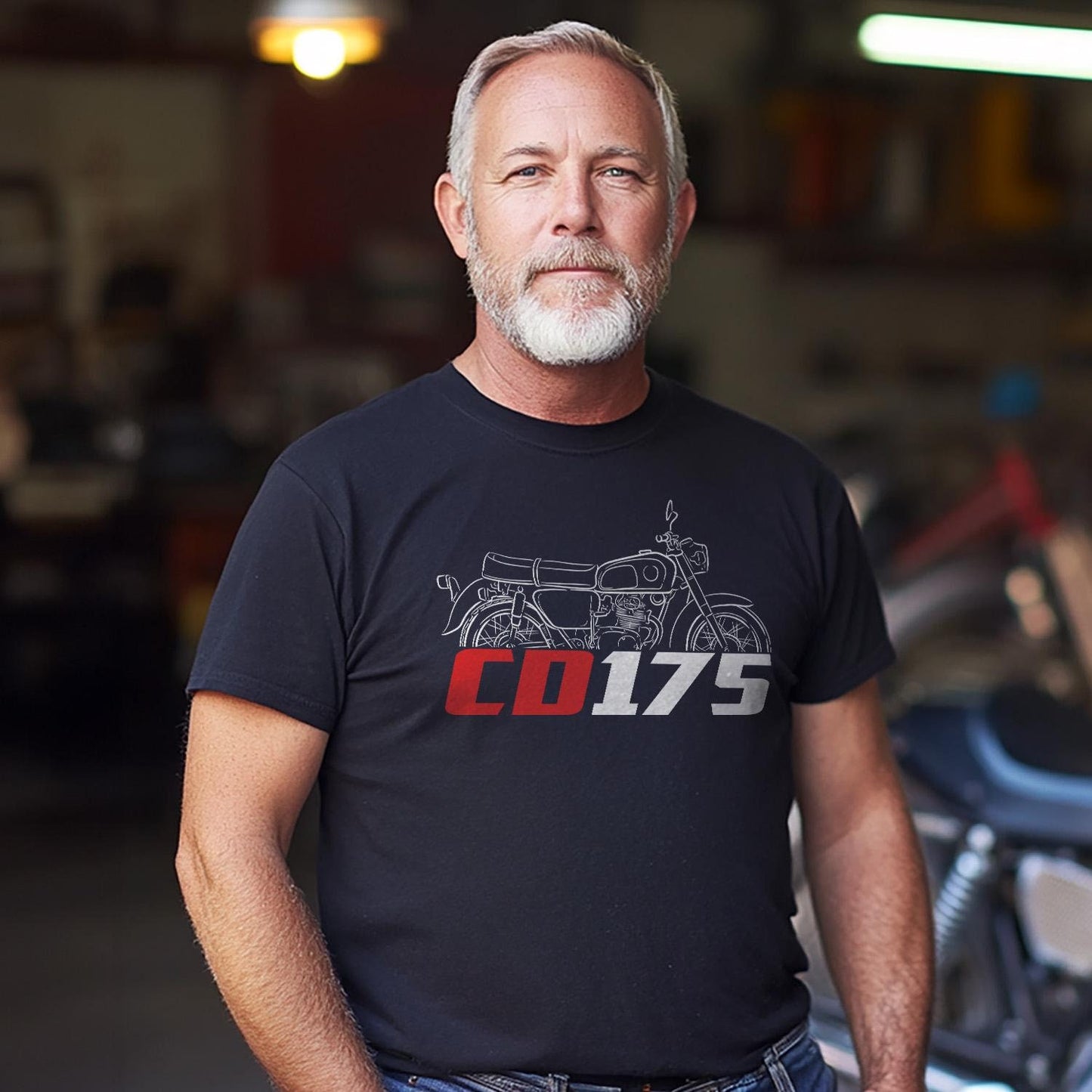 Honda CD175 Inspired T-Shirt - Motorcycle Tee Shirt