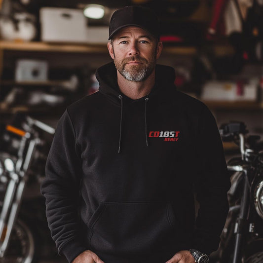 Honda CD185T Benly 1979 Inspired Hoodie - Motorcycle Sweatshirt