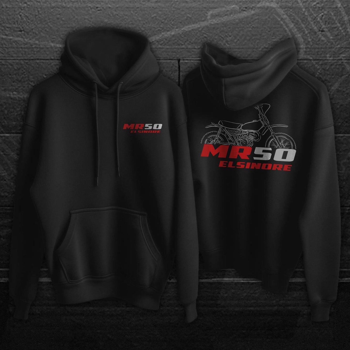 Honda MR50 Elsinore Inspired Hoodie - Motorcycle Sweatshirt