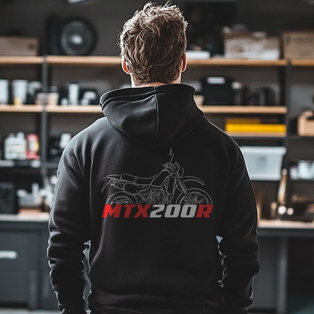 Honda MTX200R Inspired Hoodie - Motorcycle Sweatshirt