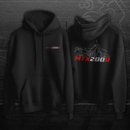 Honda MTX200R Inspired Hoodie - Motorcycle Sweatshirt