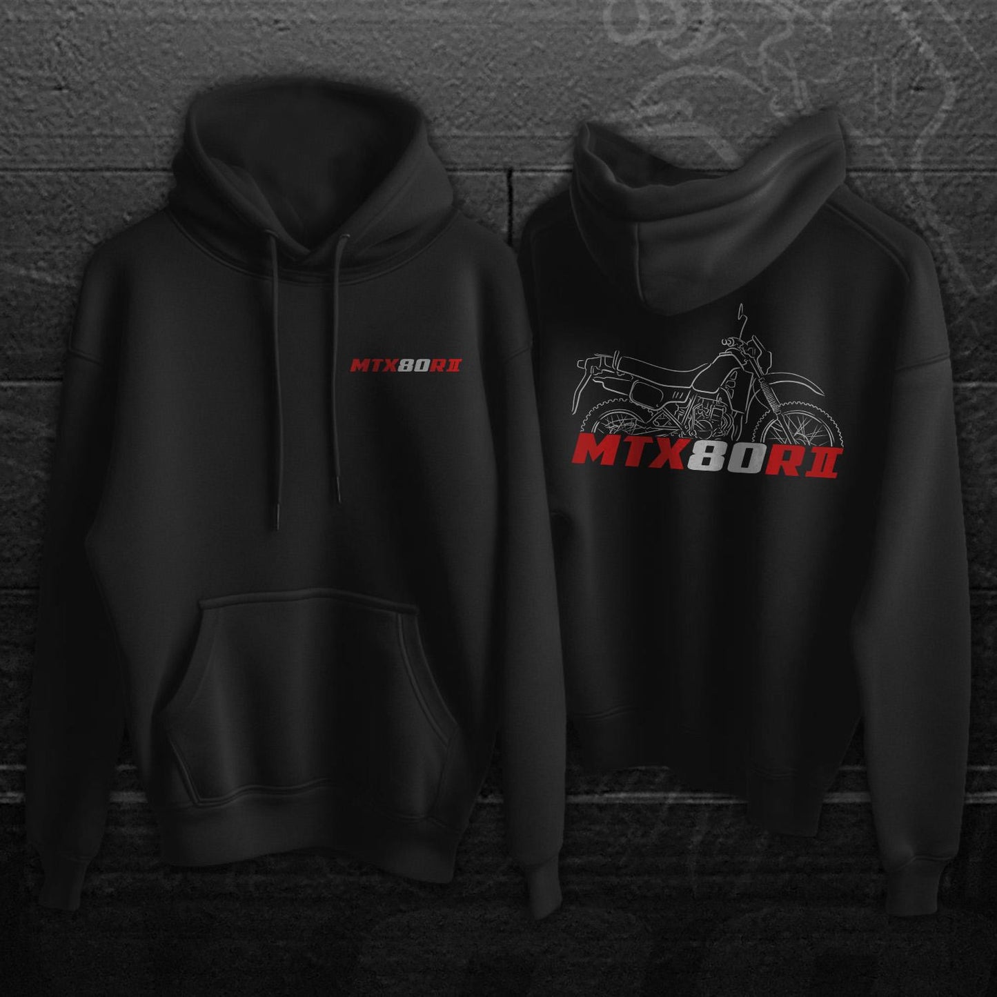 Honda MTX80 R | R2 & S Inspired Hoodie - Motorcycle Sweatshirt