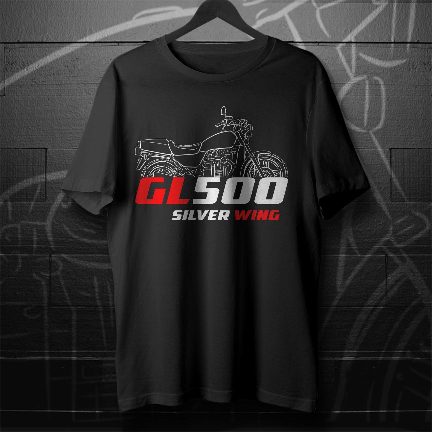 Honda GL500 Silver Wing Inspired T-Shirt - Motorcycle Tee Shirt