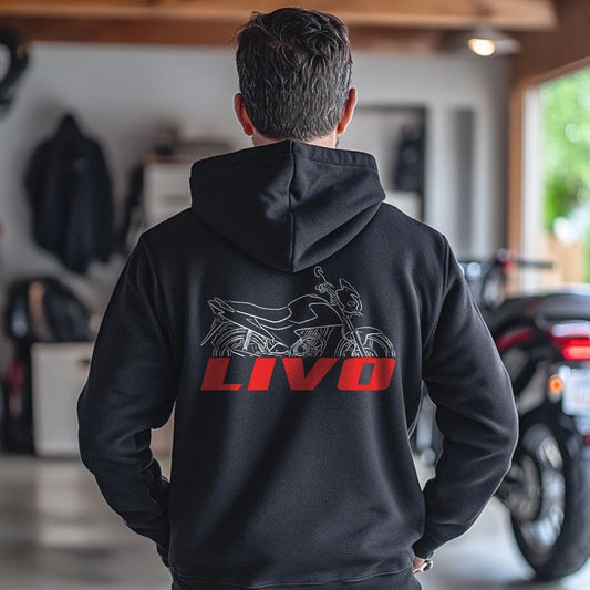 Honda Livo Inspired Hoodie - Motorcycle Sweatshirt