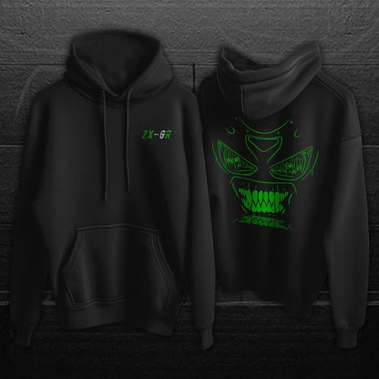 Kawasaki Ninja ZX-6R Inspired Hoodie - Motorcycle Sweatshirt for Riders