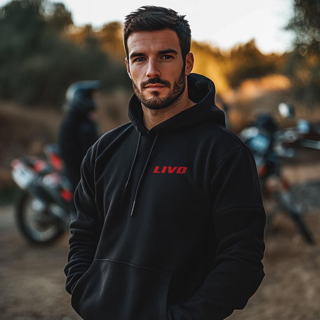 Honda Livo Inspired Hoodie - Motorcycle Sweatshirt