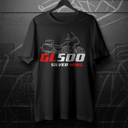 Honda GL500 Silver Wing Inspired T-Shirt - Motorcycle Tee Shirt
