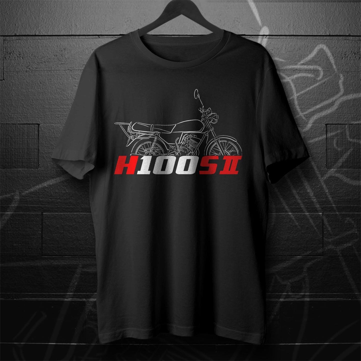 Honda H100 | A | S & S2 Inspired T-Shirt - Motorcycle Tee Shirt