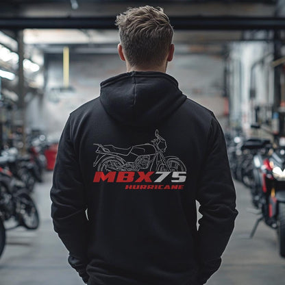 Honda MBX75 Hurricane Inspired Hoodie - Motorcycle Sweatshirt