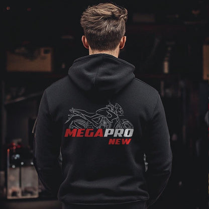Honda New Mega Pro Inspired Hoodie - Motorcycle Sweatshirt