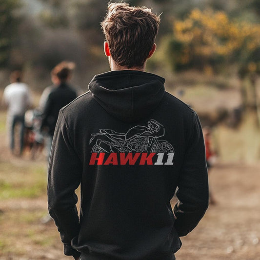 Honda Hawk 11 Inspired Hoodie - Motorcycle Sweatshirt