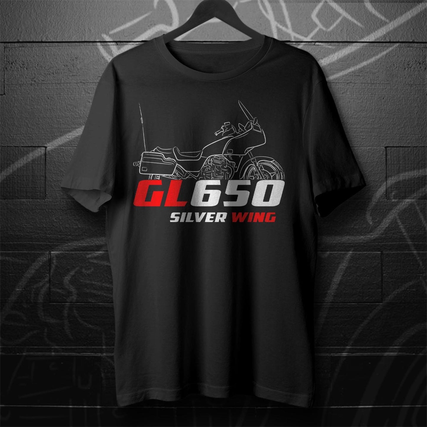 Honda GL 650 Silver Wing Inspired T-Shirt - Motorcycle Tee Shirt