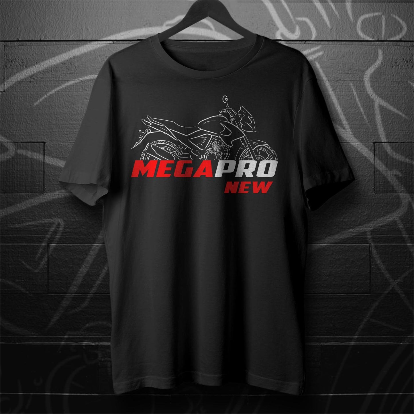 Honda New Mega Pro Inspired T-Shirt - Motorcycle Tee Shirt