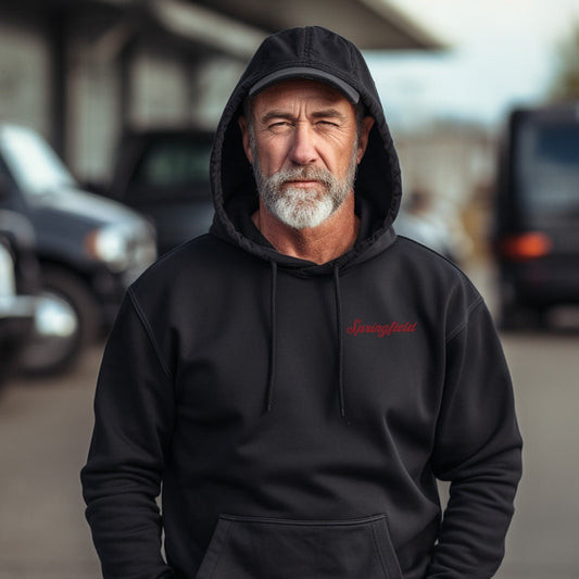 Indian Springfield Hoodie - Motorcycle Sweatshirt for Biker