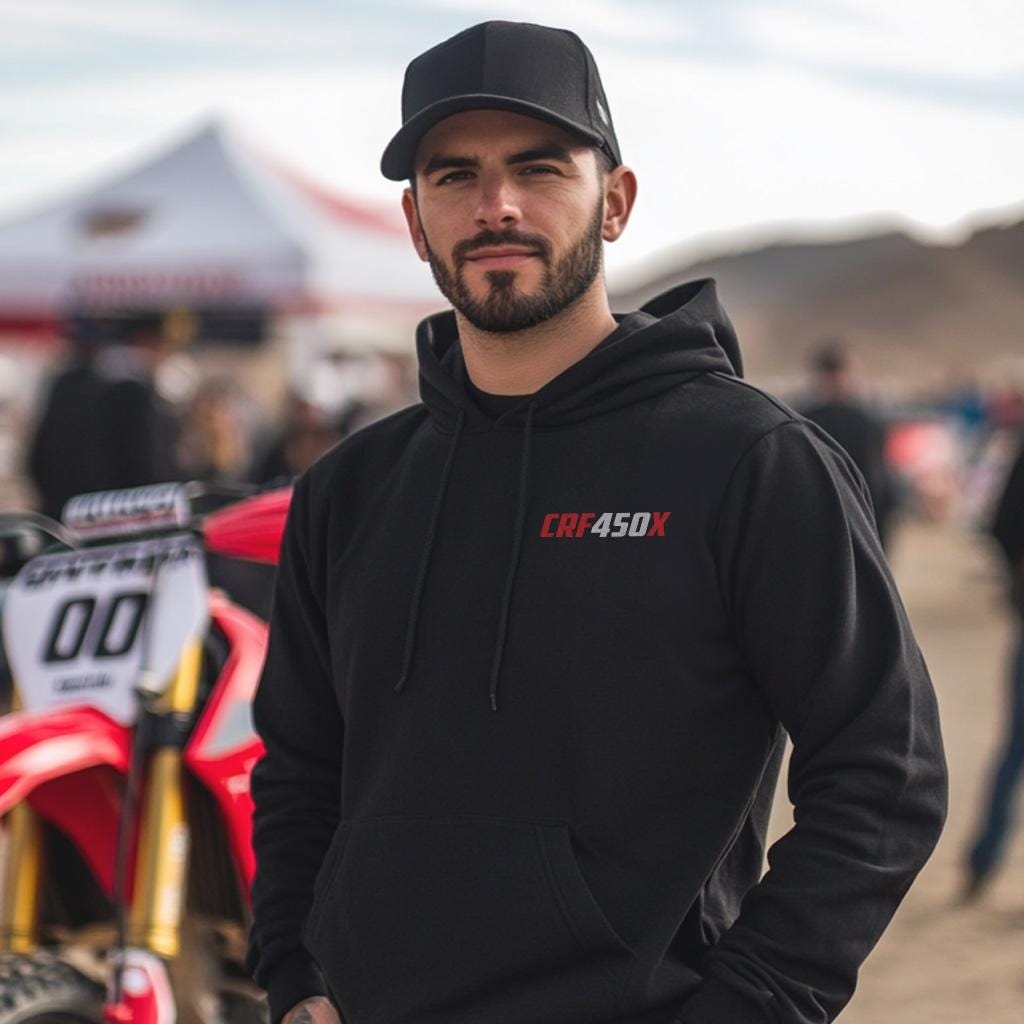 Honda CRF450X Inspired Hoodie - Motorcycle Sweatshirt