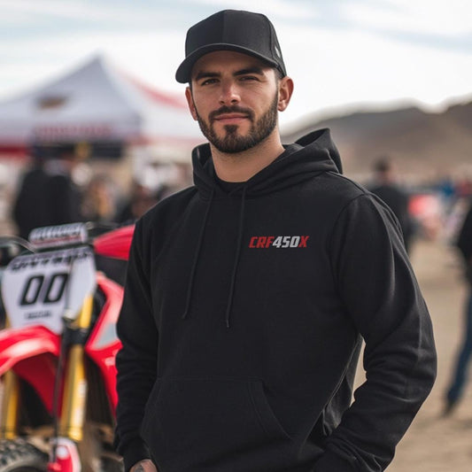 Honda CRF450X Inspired Hoodie - Motorcycle Sweatshirt