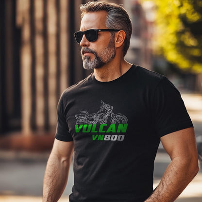 Kawasaki VN800 Vulcan 800 Inspired T-Shirt - Motorcycle Tee Shirt for Riders