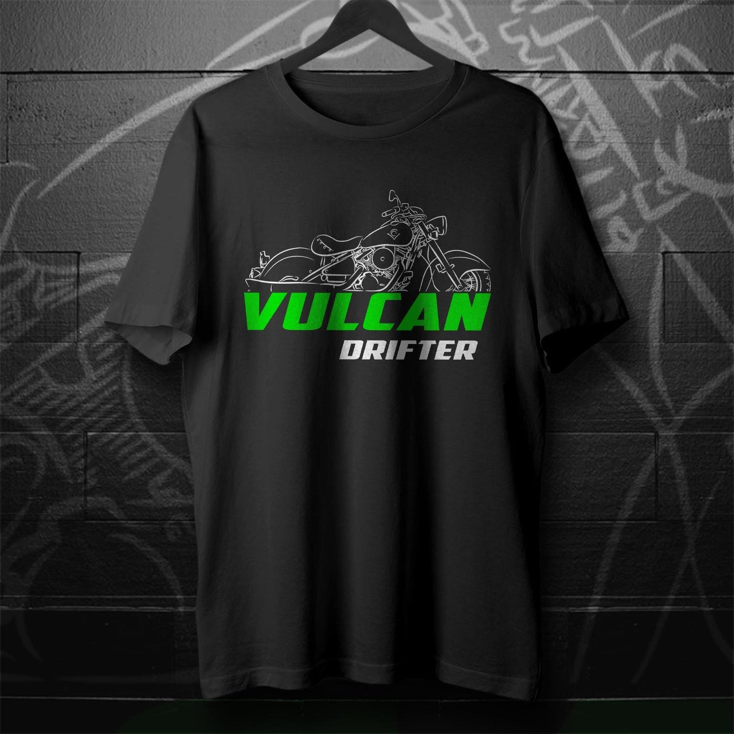 Kawasaki VN800 Vulcan 800 Inspired T-Shirt - Motorcycle Tee Shirt for Riders