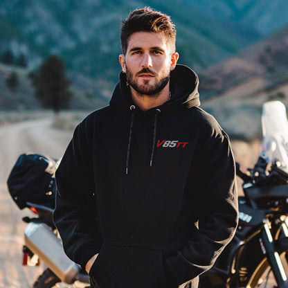 Moto Guzzi V85 TT Hoodie - Motorcycle Sweatshirt for ADV Riders