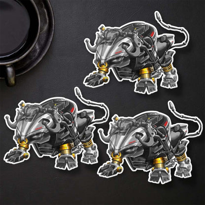 Ducati Streetfighter V4 Stickers - Set of 3 Motorcycle Decals for Riders