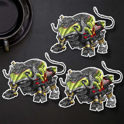 Ducati Streetfighter V4 Stickers - Set of 3 Motorcycle Decals for Riders